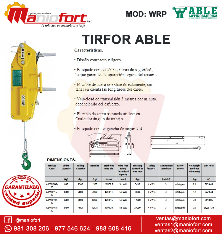 Tirfor Able